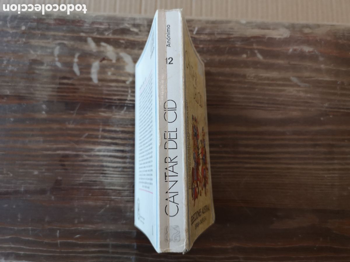 Libros de segunda mano: Cantar del Cid. Selecci&oacute;n Austral. Espasa-calpe - Foto 3