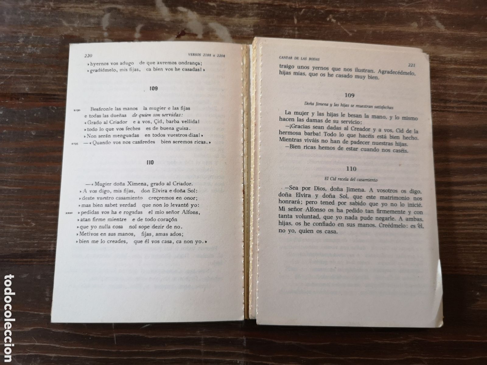 Libros de segunda mano: Cantar del Cid. Selecci&oacute;n Austral. Espasa-calpe - Foto 4