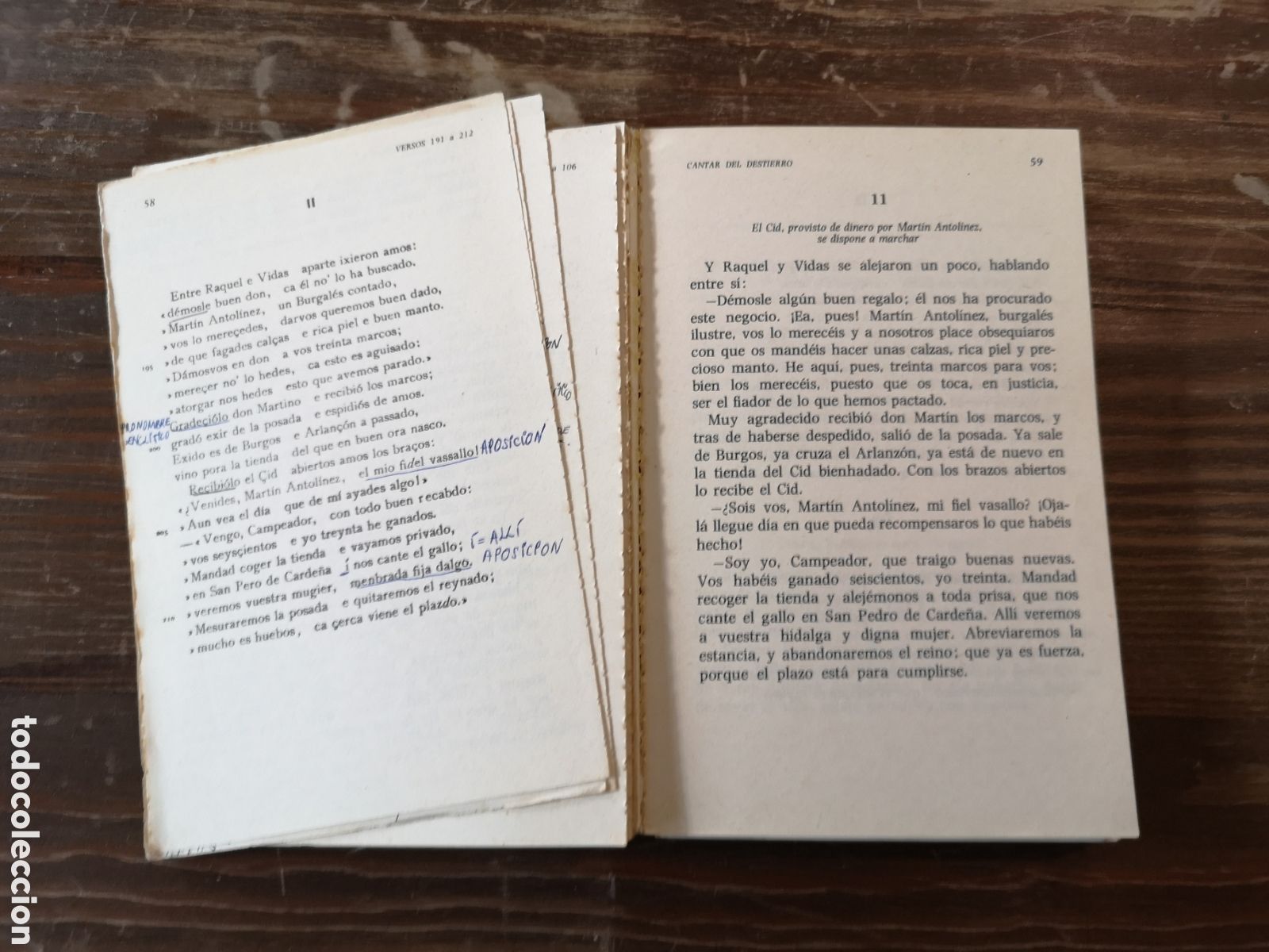 Libros de segunda mano: Cantar del Cid. Selecci&oacute;n Austral. Espasa-calpe - Foto 5