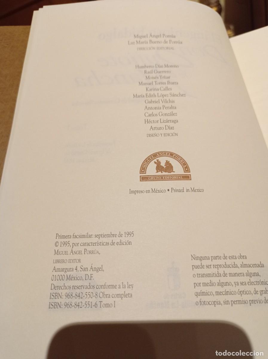 Libros de segunda mano: Libro facs&iacute;mil Don Quijote de la Mancha. 2 tomos. Editado en M&eacute;xico, 1995, limitada 2000 ejemplares - Foto 5