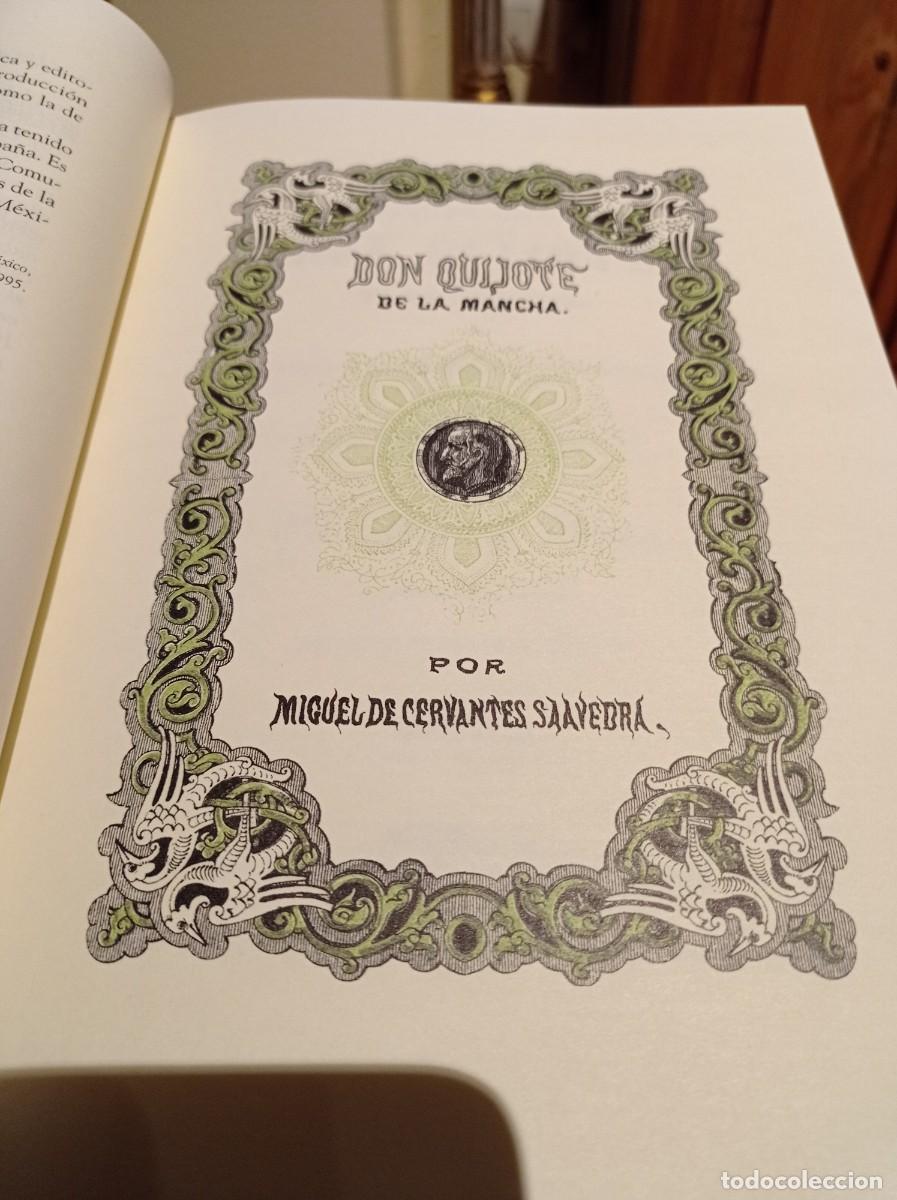 Libros de segunda mano: Libro facs&iacute;mil Don Quijote de la Mancha. 2 tomos. Editado en M&eacute;xico, 1995, limitada 2000 ejemplares - Foto 6