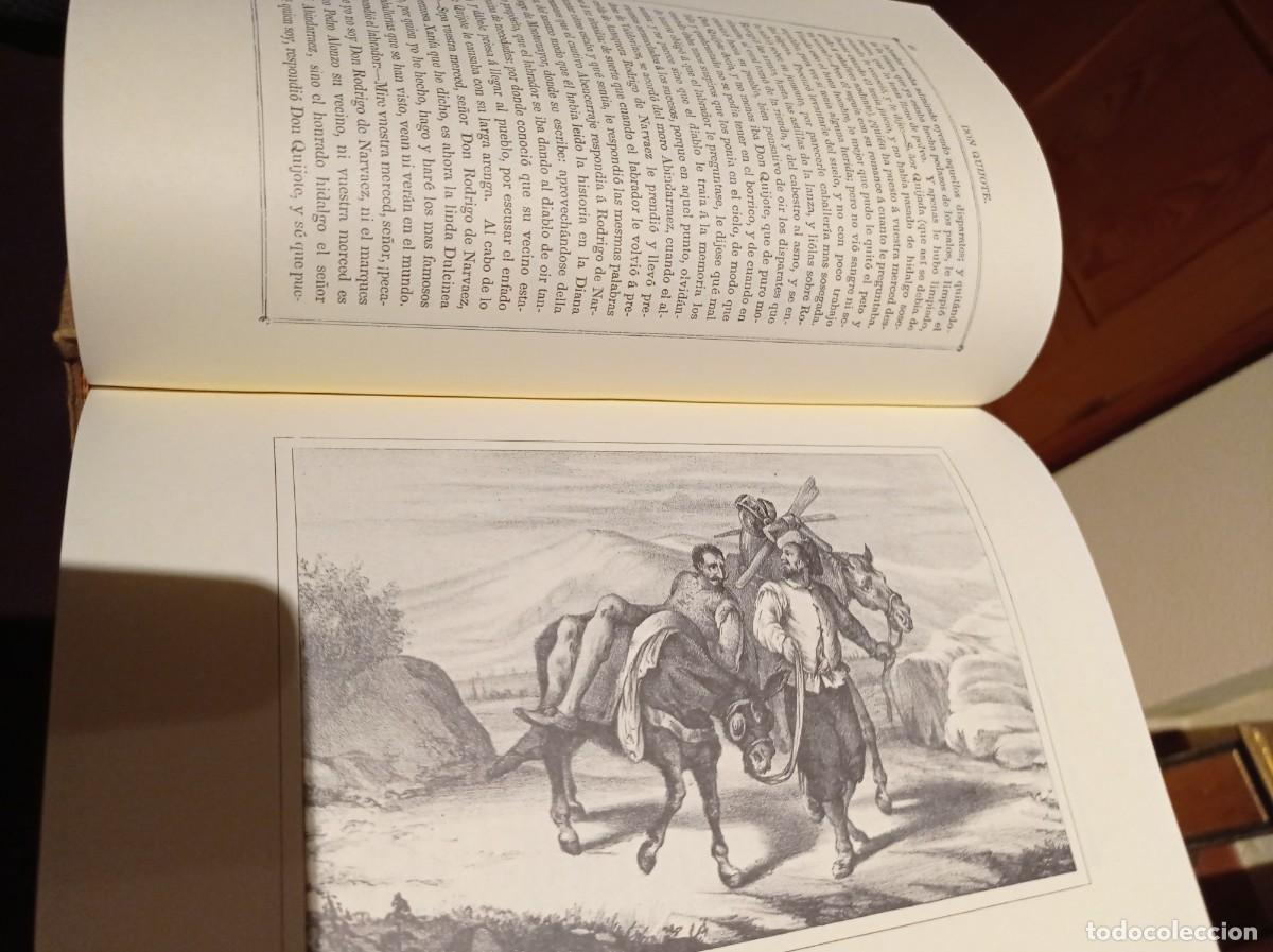 Libros de segunda mano: Libro facs&iacute;mil Don Quijote de la Mancha. 2 tomos. Editado en M&eacute;xico, 1995, limitada 2000 ejemplares - Foto 9