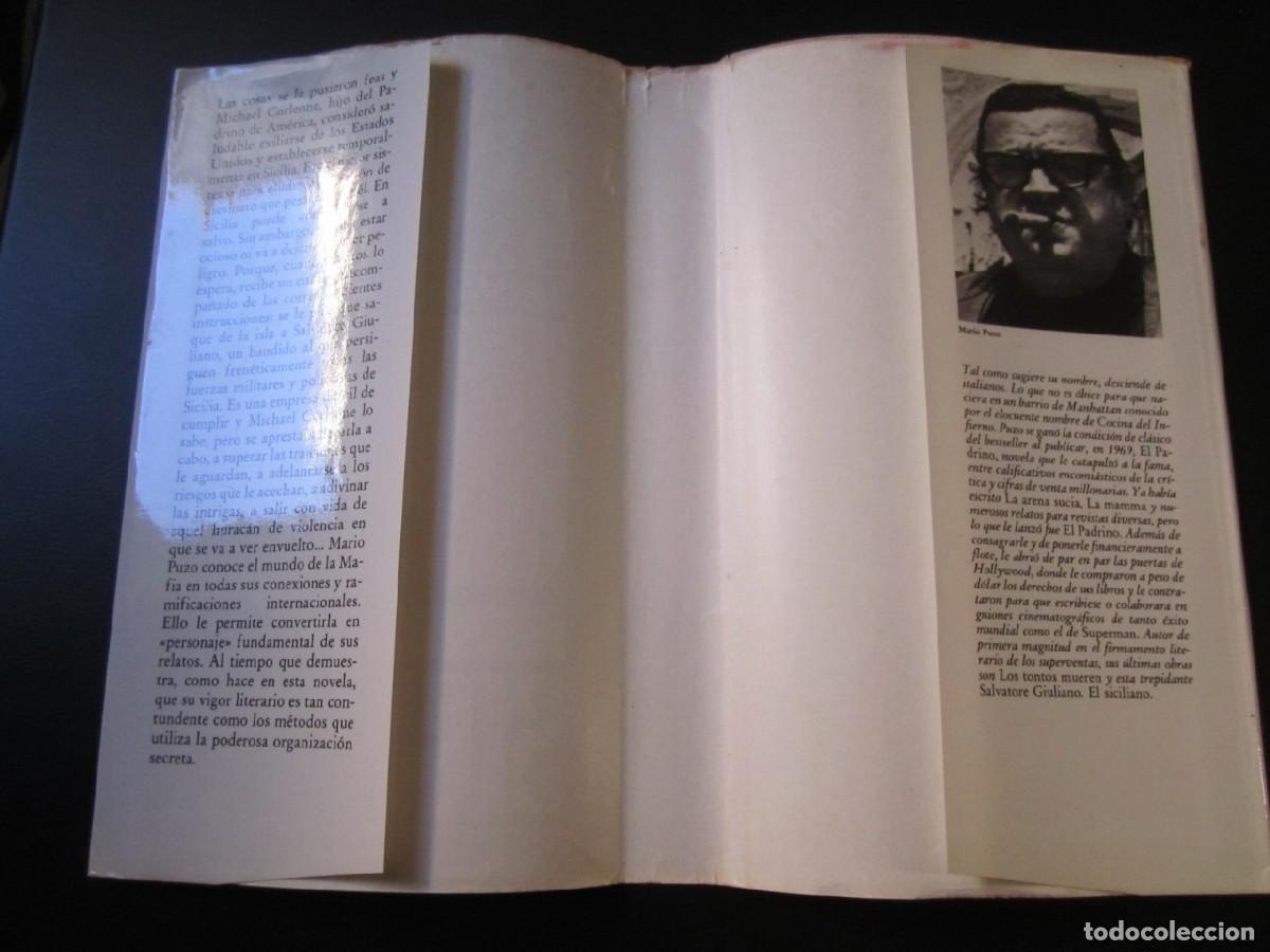 Libros de segunda mano: Salvatore Giuliano El Siciliano (Mario Puzzo) - Foto 5