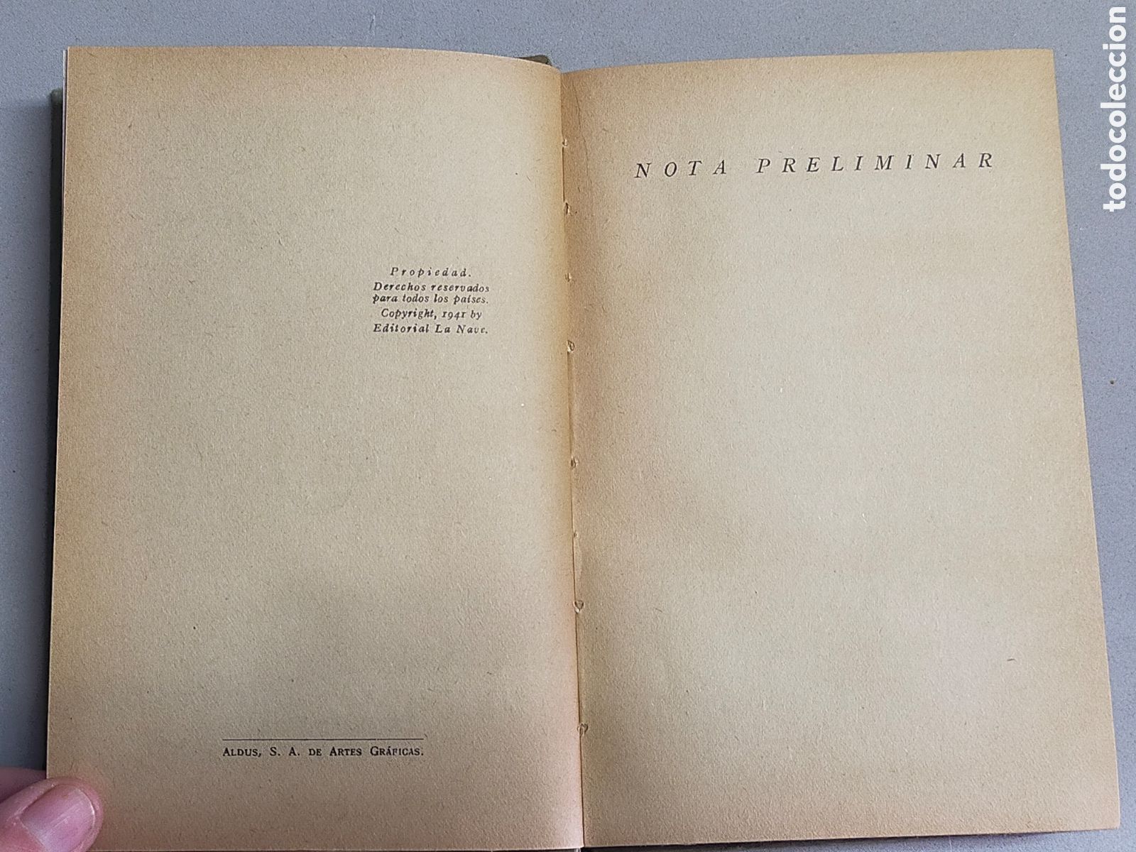 Libros de segunda mano: LA RESACA. R. L. STEVENSON. ED LA NAVE. MADRID 1941. - Foto 8