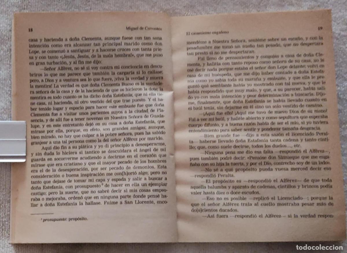 Libros de segunda mano: EL COLOQUIO DE LOS PERROS. - Foto 4