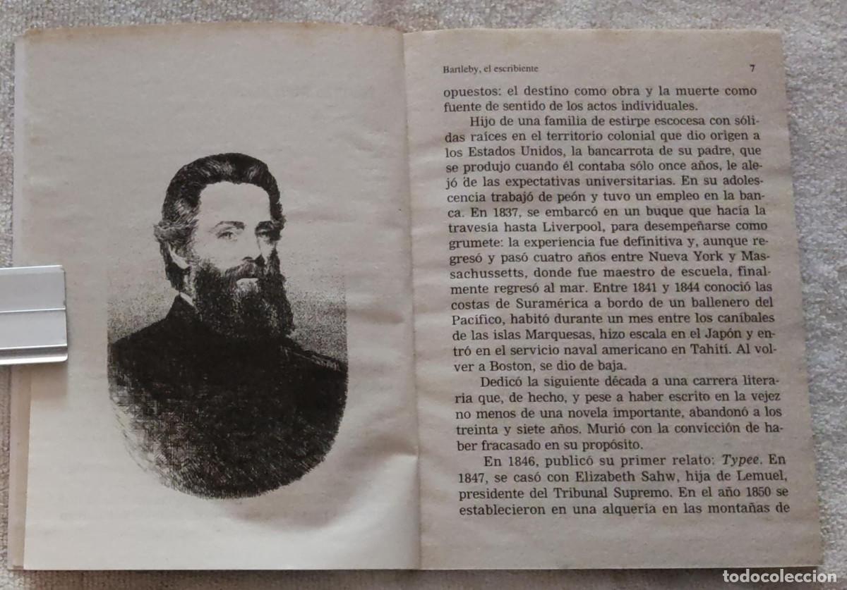 Libros de segunda mano: BARTLEBY, EL ESCRIBIENTE. - Foto 4