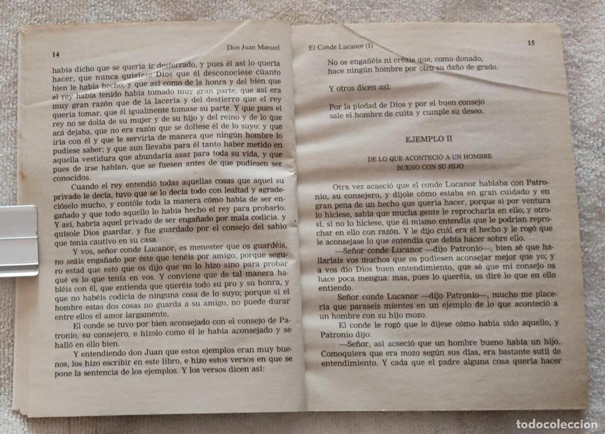 Libros de segunda mano: EL CONDE LUCANOR, I. - Foto 4