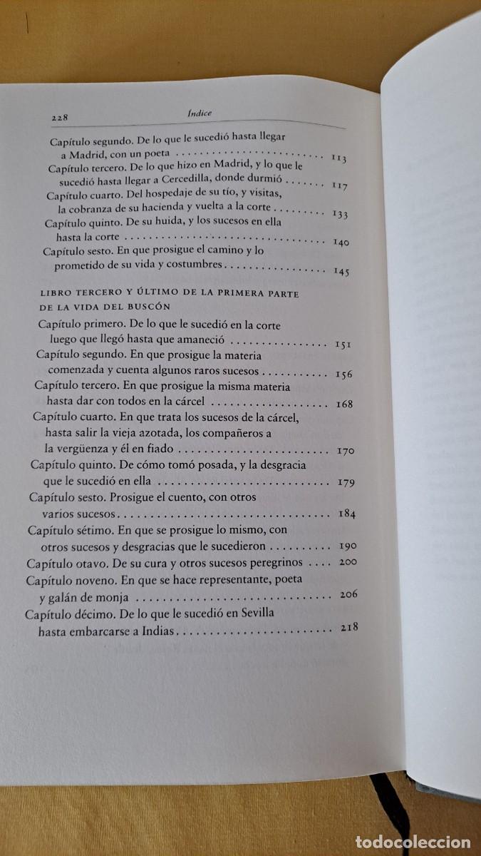 Libros de segunda mano: FRANCISCO DE QUEVEDO - VIDA DEL BUSC&Oacute;N - OPERA MUNDI, CIRCULO DE LECTORES 2000 - Foto 4