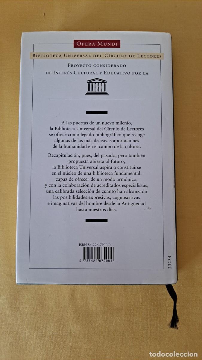 Libros de segunda mano: FRANCISCO DE QUEVEDO - VIDA DEL BUSC&Oacute;N - OPERA MUNDI, CIRCULO DE LECTORES 2000 - Foto 5