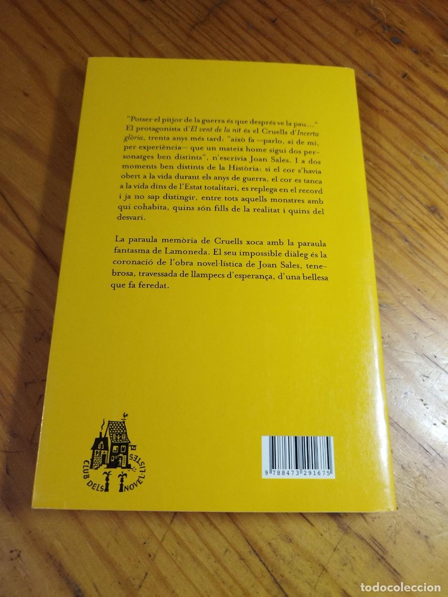 Libros de segunda mano: JOAN SALES: EL VENT DE LA NIT (CLUB EDITOR, 2012) PERFECTE ESTAT. - Foto 5