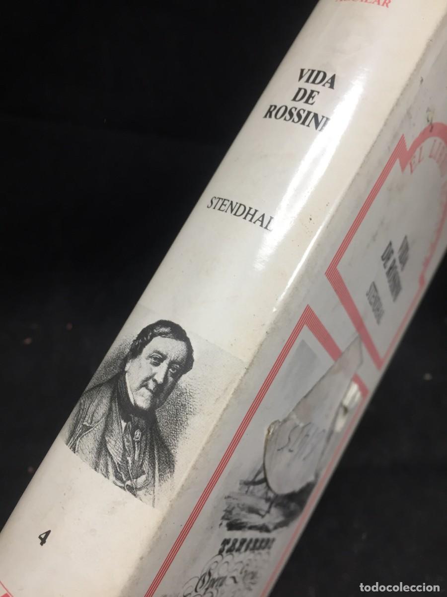 Libros de segunda mano: Vida de Rossini. Stendhal. El libro de Aguilar N&ordm; 4, 1987. - Foto 2