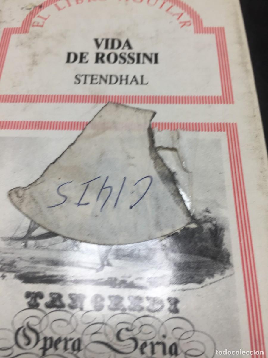 Libros de segunda mano: Vida de Rossini. Stendhal. El libro de Aguilar N&ordm; 4, 1987. - Foto 3