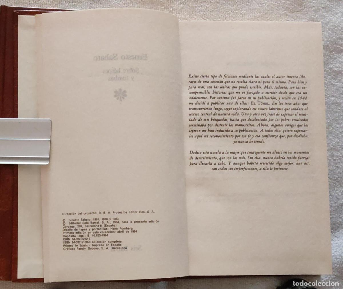Libros de segunda mano: SOBRE H&Eacute;ROES Y TUMBAS. - Foto 4