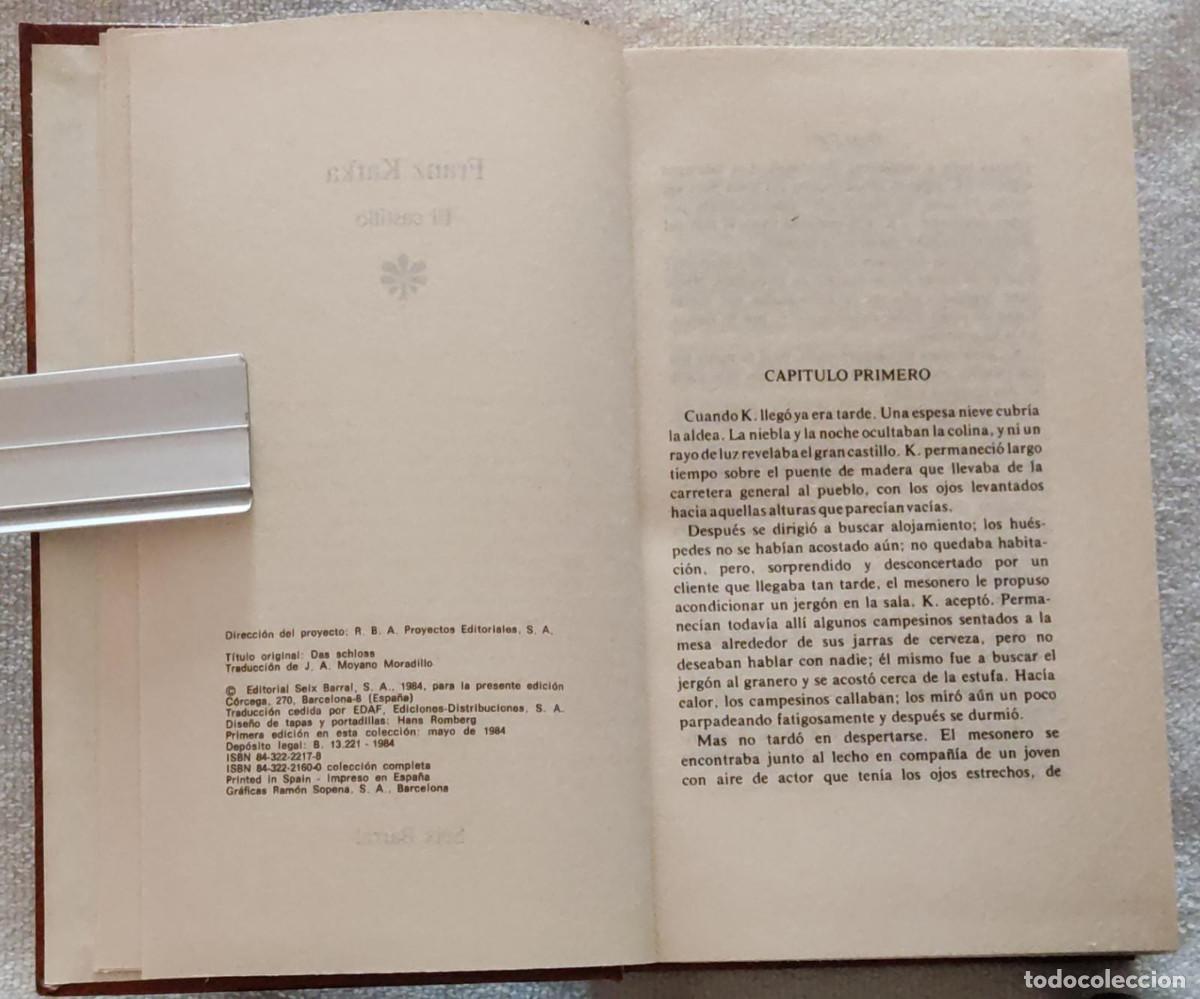 Libros de segunda mano: EL CASTILLO. - Foto 4