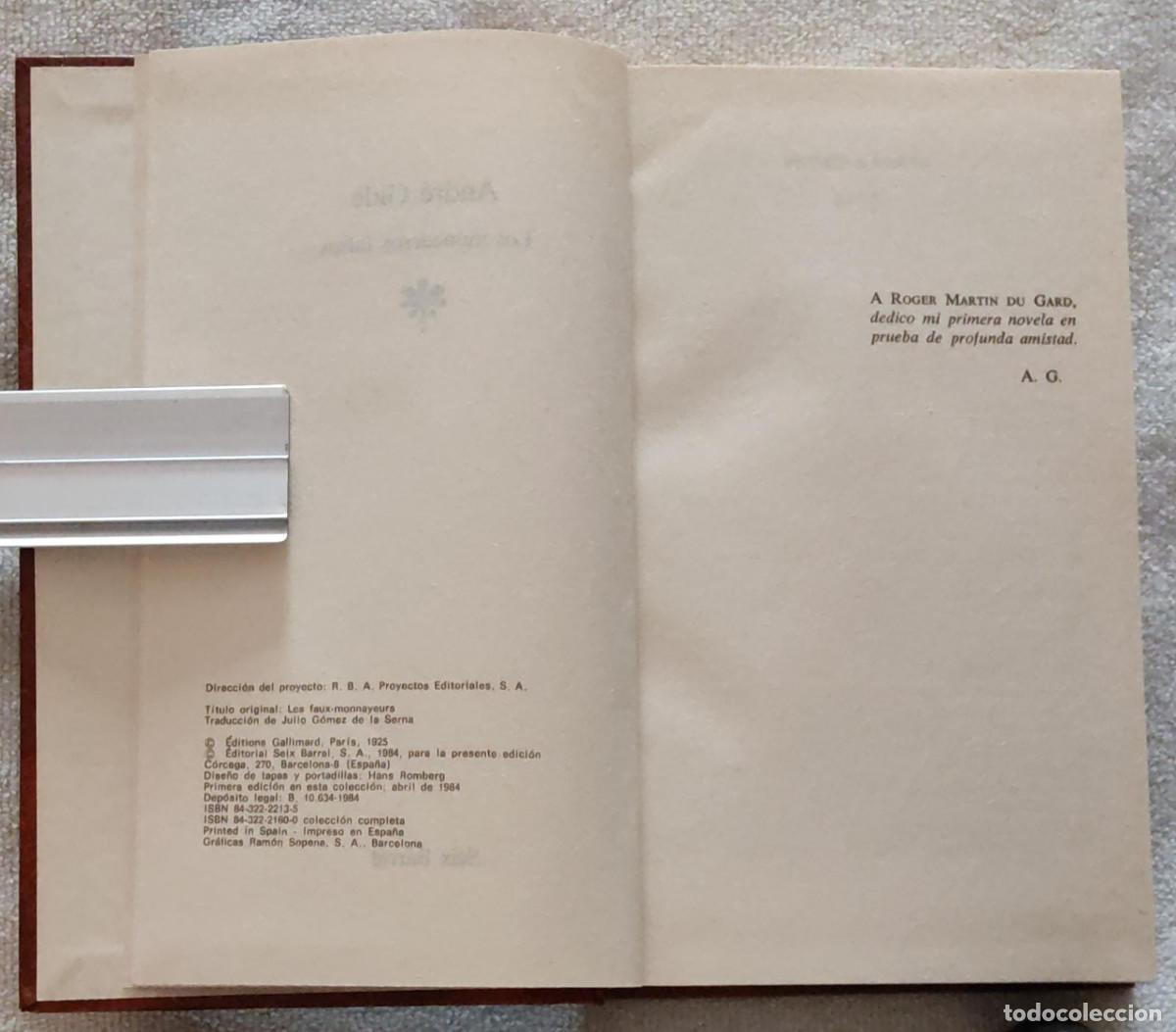 Libros de segunda mano: LOS MONEDEROS FALSOS. - Foto 4