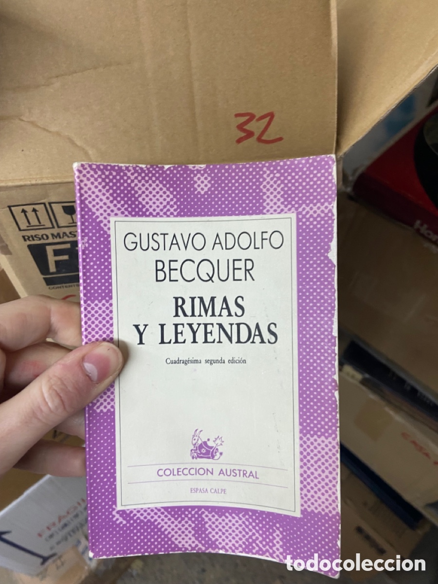 Libros de segunda mano: Caja34 GUSTAVO ADOLFO BECQUER RIMAS Y LEYENDAS austral - Foto 1