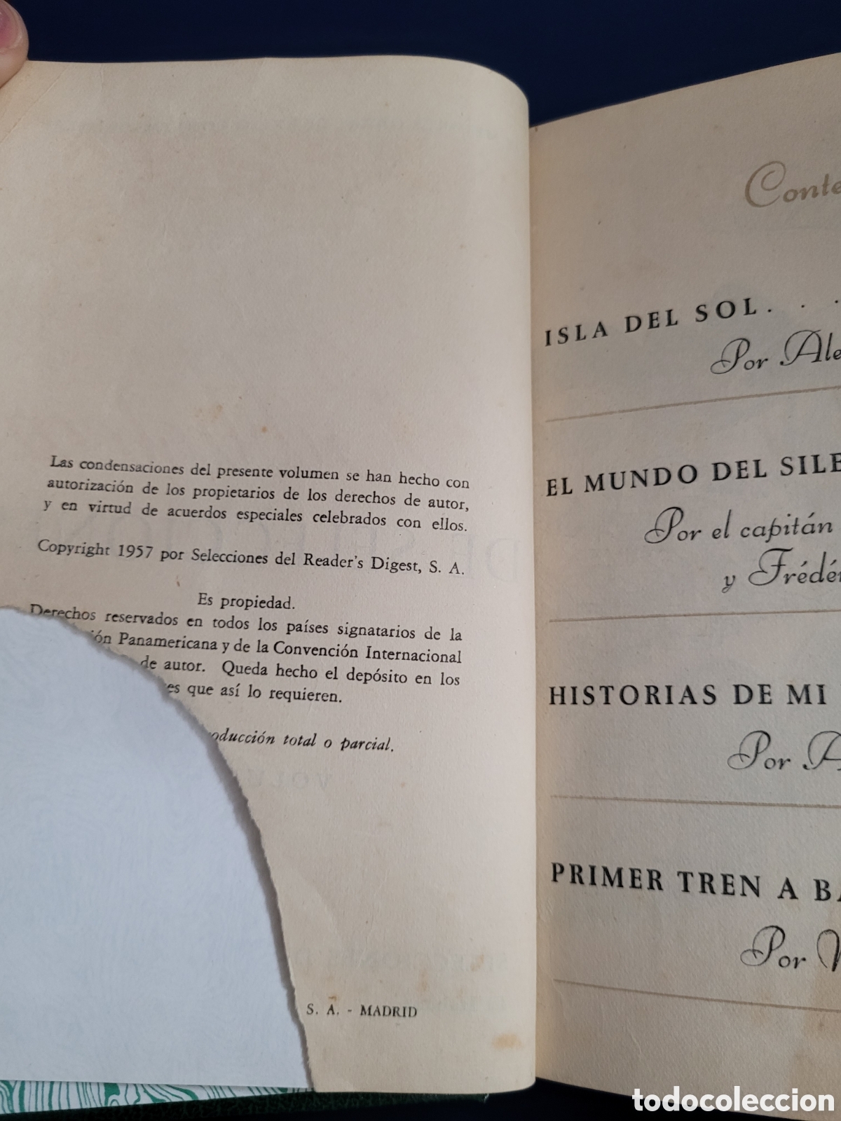 Libros de segunda mano: BIBLIOTECA DE SELECCIONES 2 LIBROS 1957 Y 1969 - Foto 6