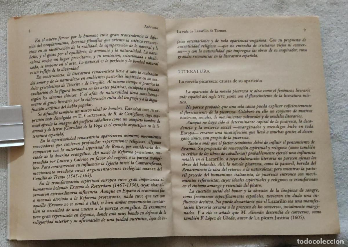 Libros de segunda mano: LAZARILLO DE TORMES. - Foto 4
