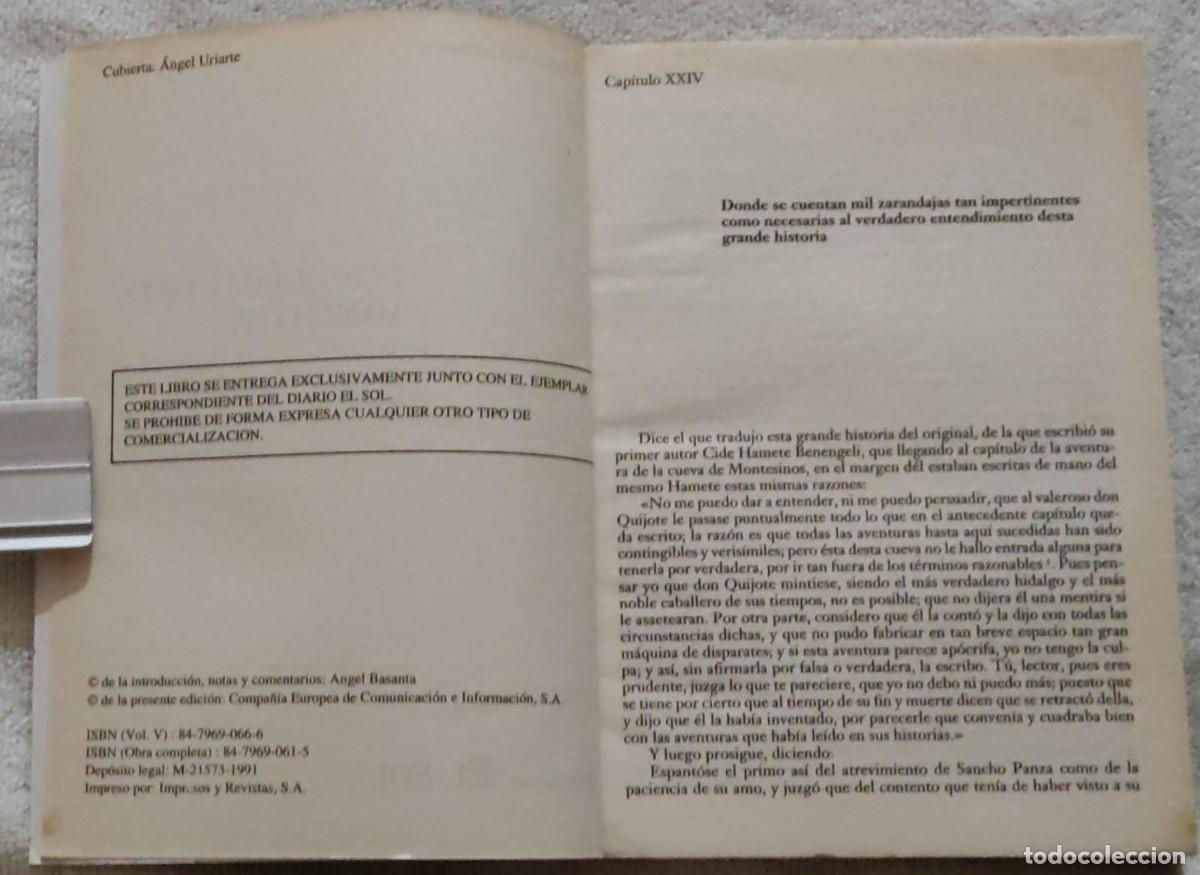 Libros de segunda mano: DON QUIJOTE DE LA MANCHA, V. - Foto 3