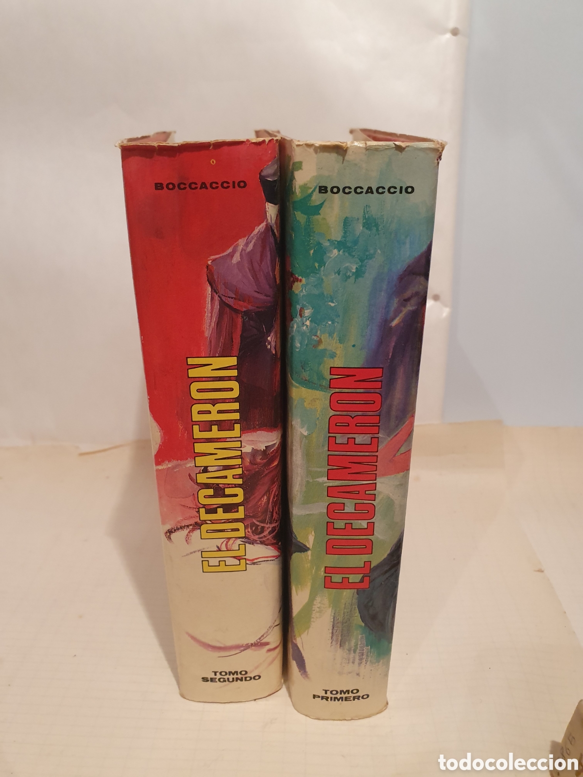 Libros de segunda mano: EL DECAMERON. BOCCACCIO. 2 TOMOS. DALMAU. - Foto 2