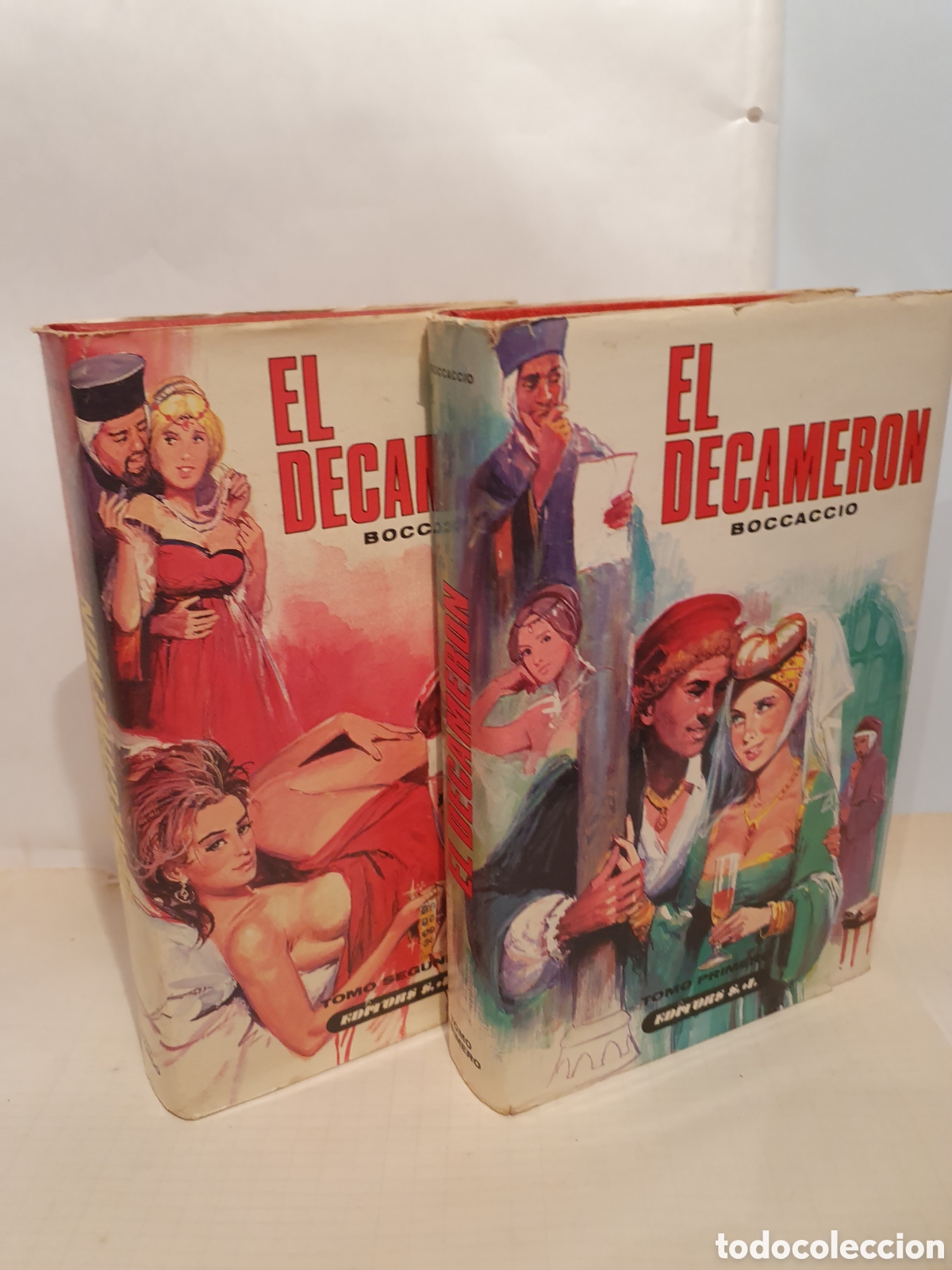Libros de segunda mano: EL DECAMERON. BOCCACCIO. 2 TOMOS. DALMAU. - Foto 1
