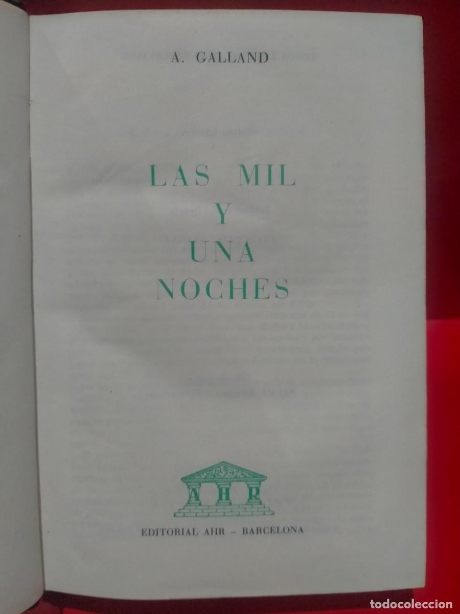 Libros de segunda mano: A GALLAND. LAS MIL Y UNA NOCHES .AHR - Foto 1
