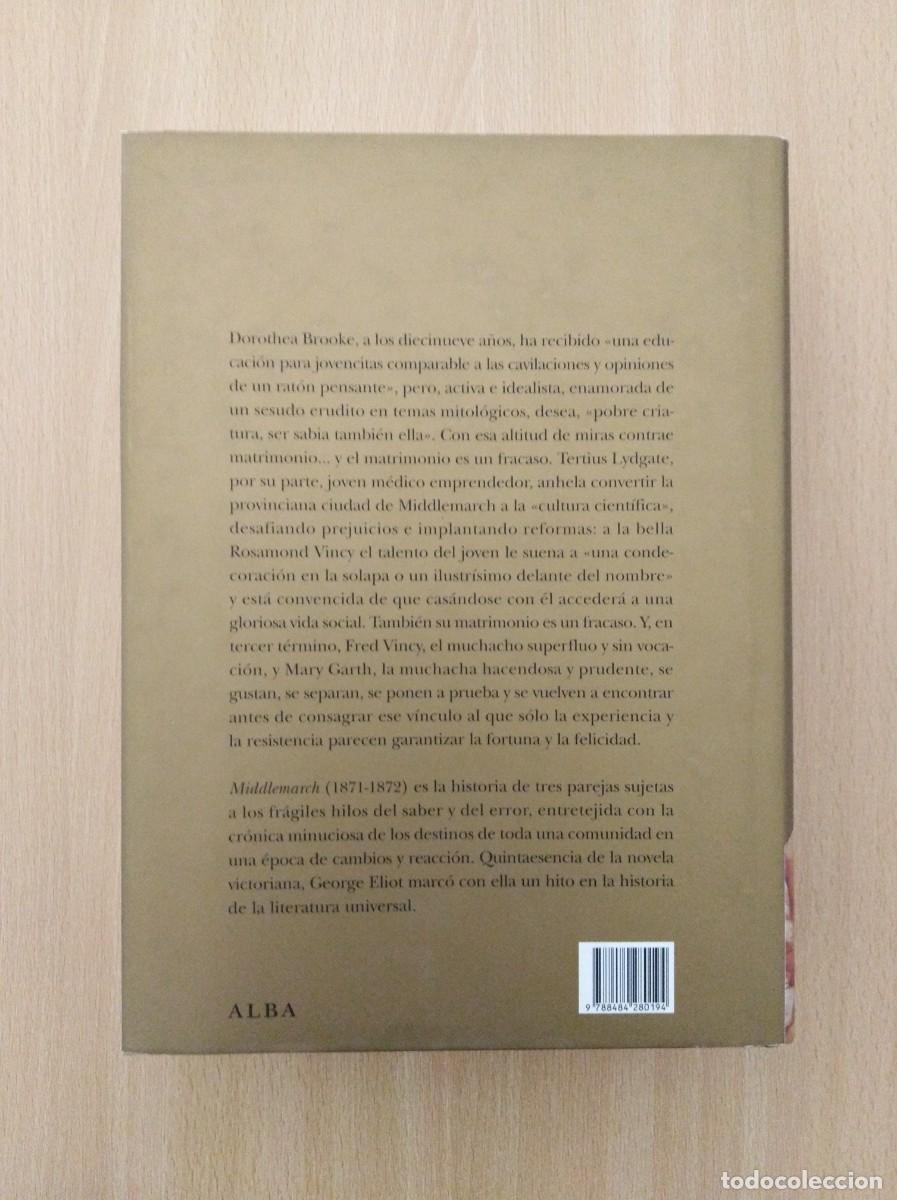 Libros de segunda mano: MIDDLEMARCH. George Eliot. Alba Editorial - Foto 2