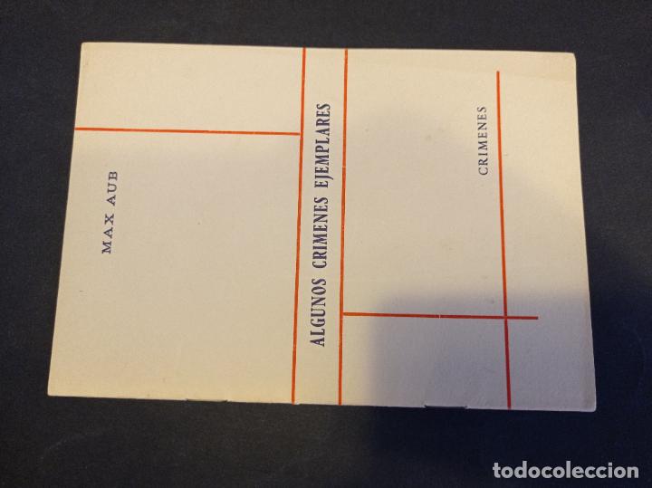 Libros de segunda mano: 1968 - MAX AUB. Algunos cr&iacute;menes ejemplares. Edici&oacute;n del autor - Foto 1