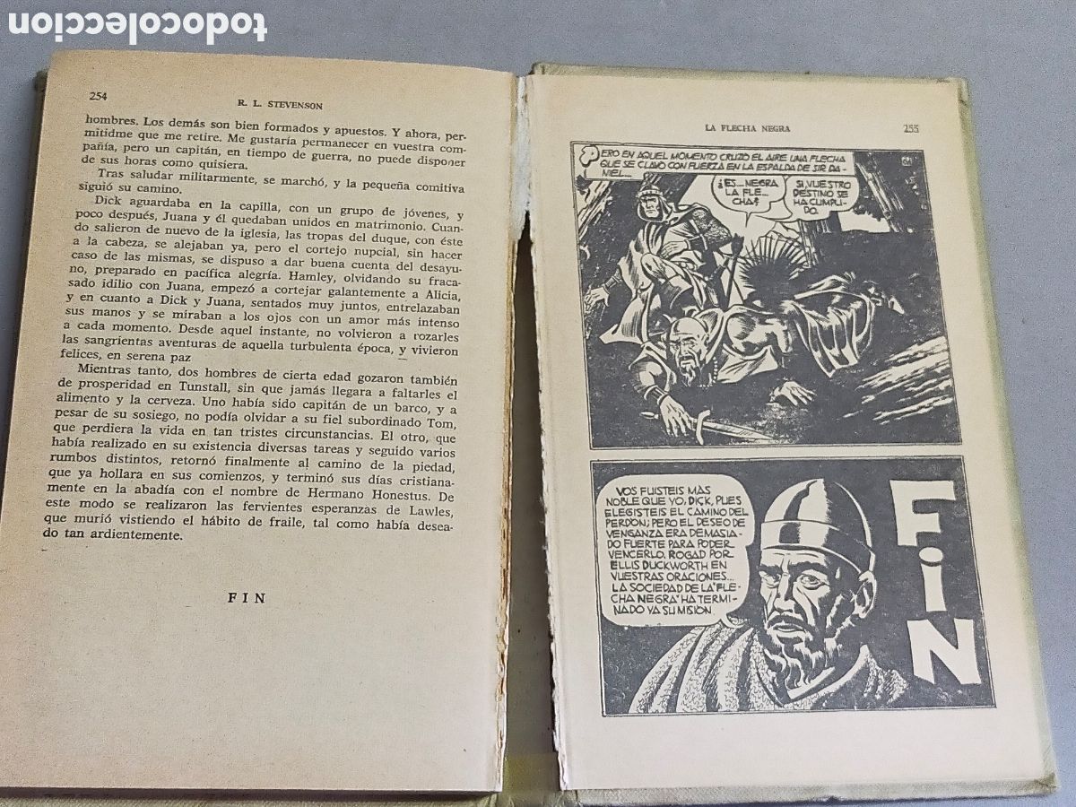 Libros de segunda mano: LA FLECHA NEGRA. R. L. STEVENSON. 1971 - Foto 11