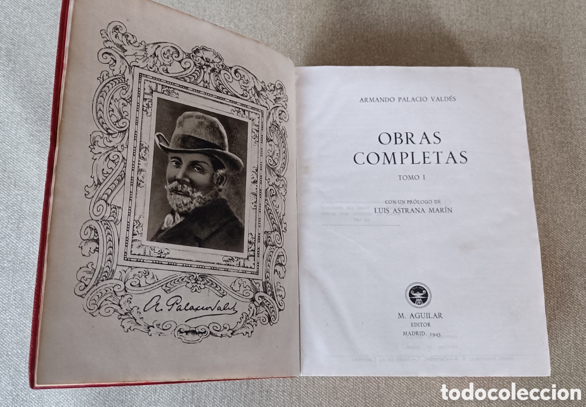 Libros de segunda mano: Obras Completas Palacio Vald&eacute;s TI, Aguilar 1945 - Foto 1