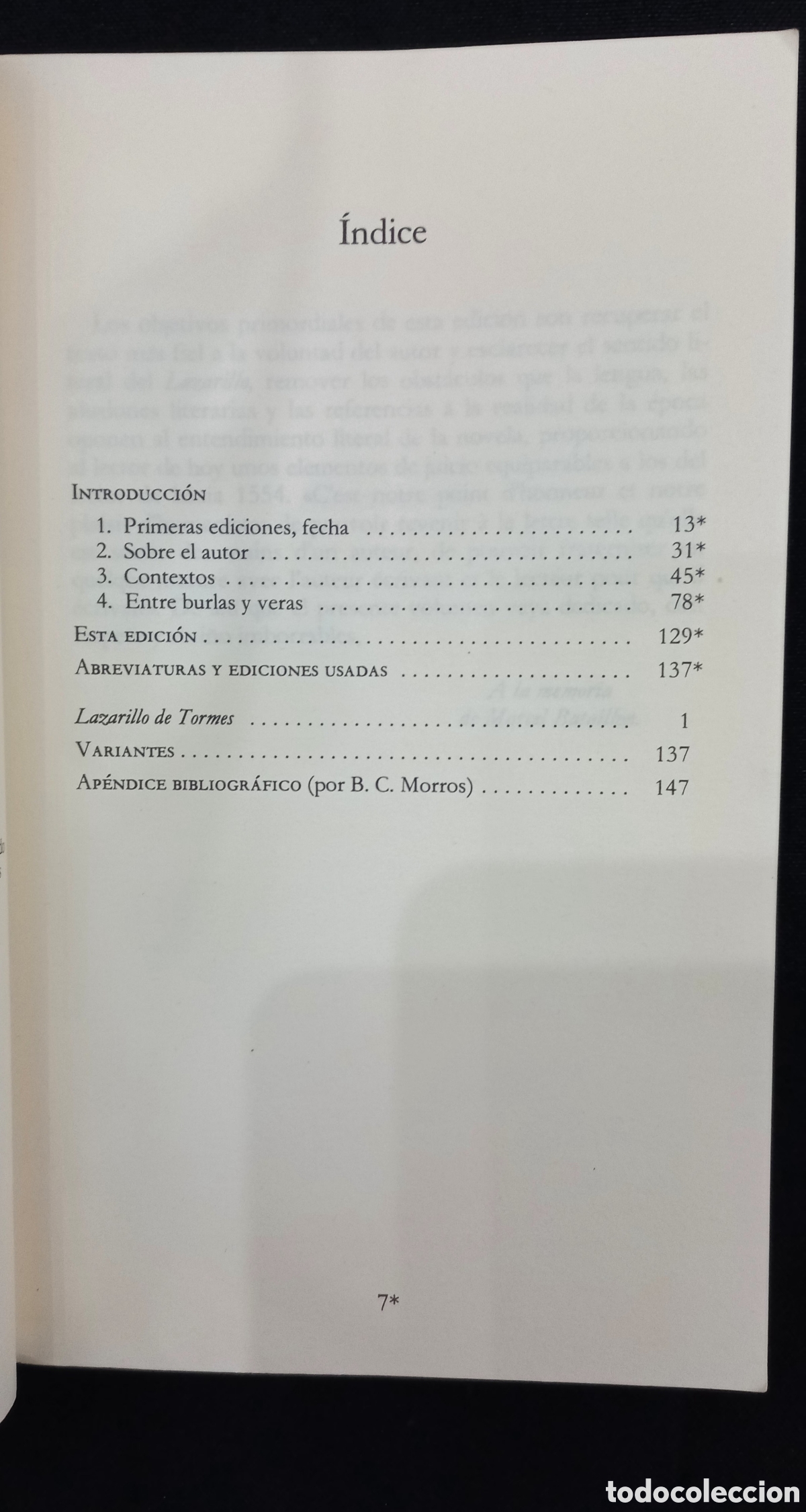 Libros de segunda mano: EL LAZARILLO DE TORMES. C&Aacute;TEDRA DE LETRAS HISPANICAS - Foto 3