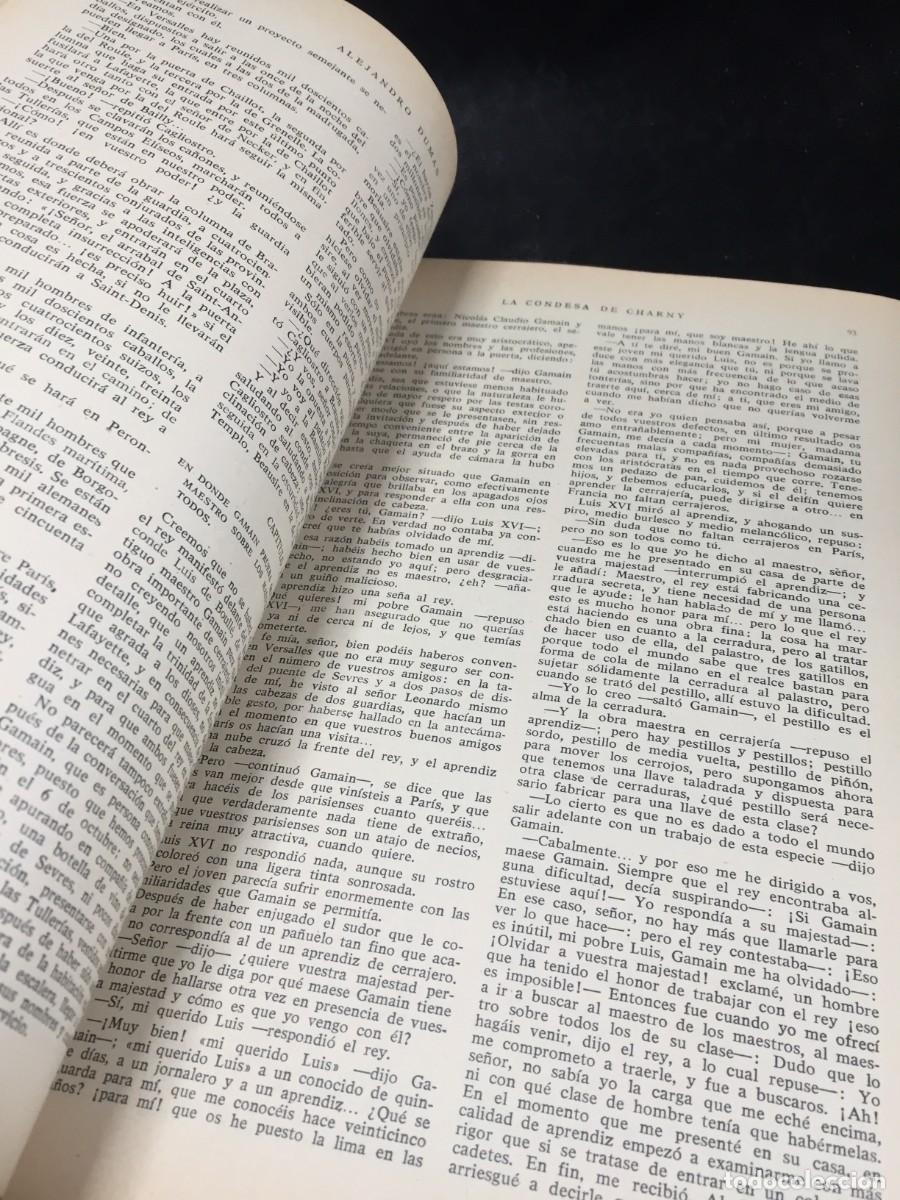 Libros de segunda mano: LA CONDESA DE CHARNY. ALEJANDRO DUMAS. EDICIONES ALONSO 1966. Lecturas de Siempre - Foto 8