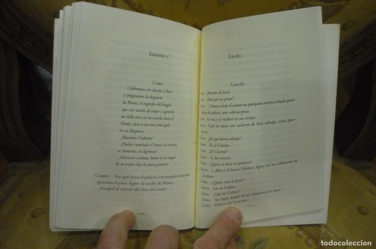 Libros de segunda mano: EUR&Iacute;PIDES: LAS BACANTES. KRK EDICIONES 2015. - Foto 8