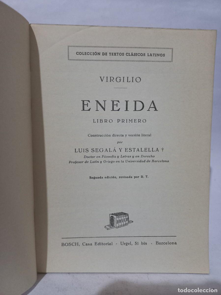 Libros de segunda mano: Virgilio - Eneida - Primera edici&oacute;n - 1962 - Foto 2