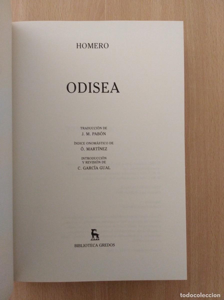 Libros de segunda mano: IL&Iacute;ADA + ODISEA. Homero. Editorial Gredos - Foto 11