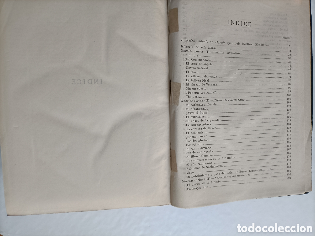 Libros de segunda mano: Obras completas de Pedro A. De Alarc&oacute;n. Ediciones Fax. Comento preliminar Luis Mart&iacute;nez - Foto 11