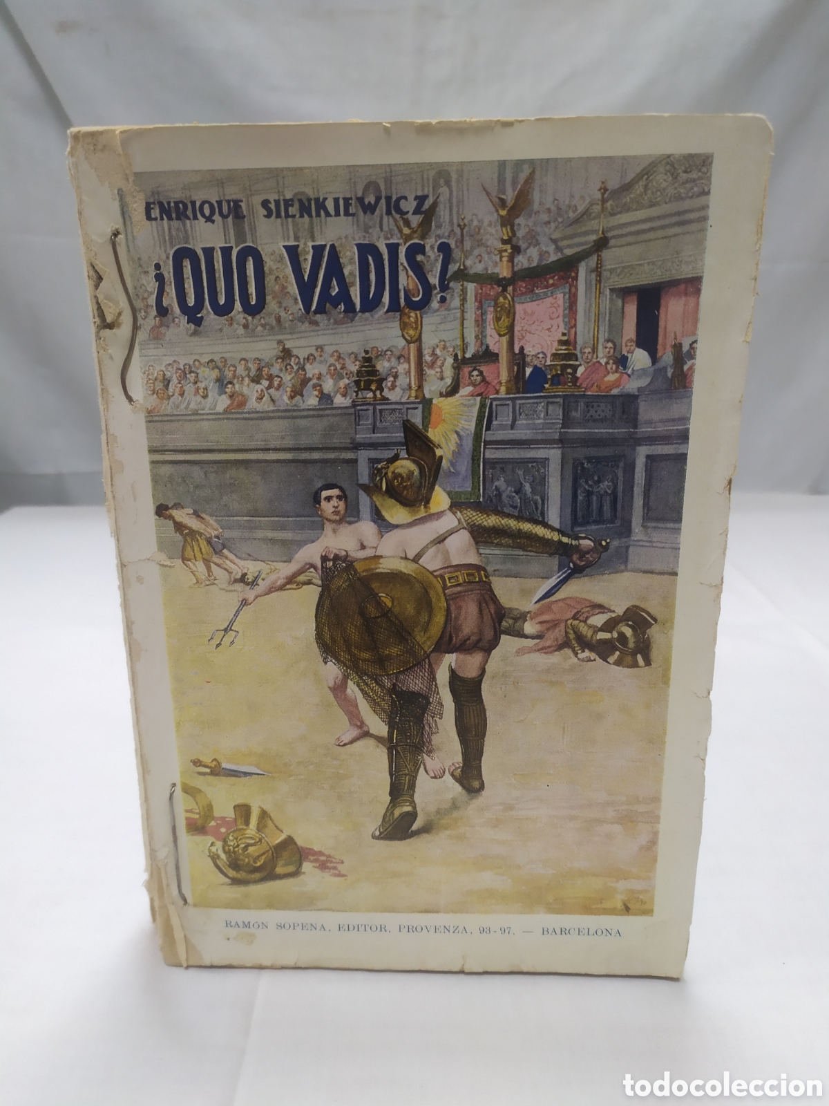 Libros de segunda mano: Quo Vadis?. Enrique Sienkiewicz. Ram&oacute;n Sopena Editor - Foto 1