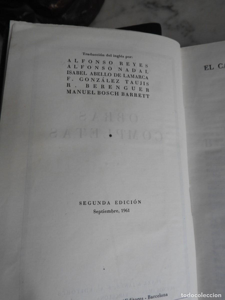 Libros de segunda mano: COLECCION DE 7 LIBROS DE OBRAS COMPLETAS EDIT. PLAZA Y JANES - Foto 7