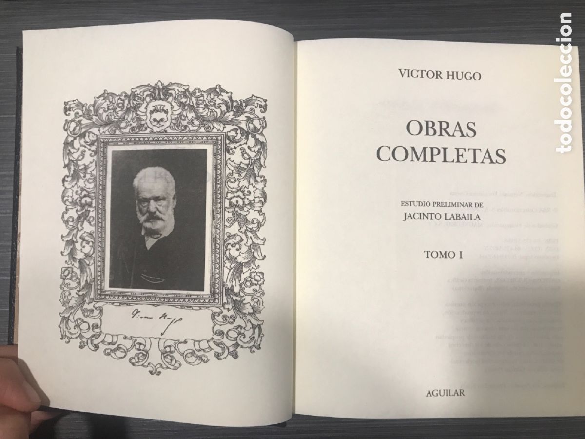 Libros de segunda mano: OBRAS COMPLETAS I. HUGO. ED. AGUILAR - Foto 2