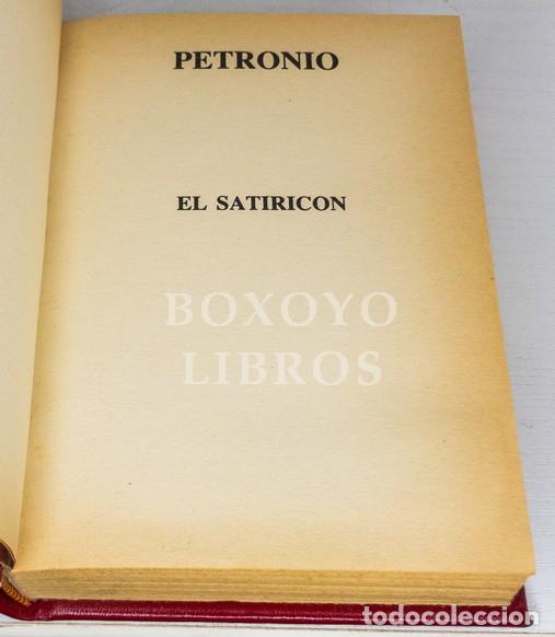 Libros de segunda mano: PETRONIO. El Satiric&oacute;n. Club Internacional de libro - Foto 2