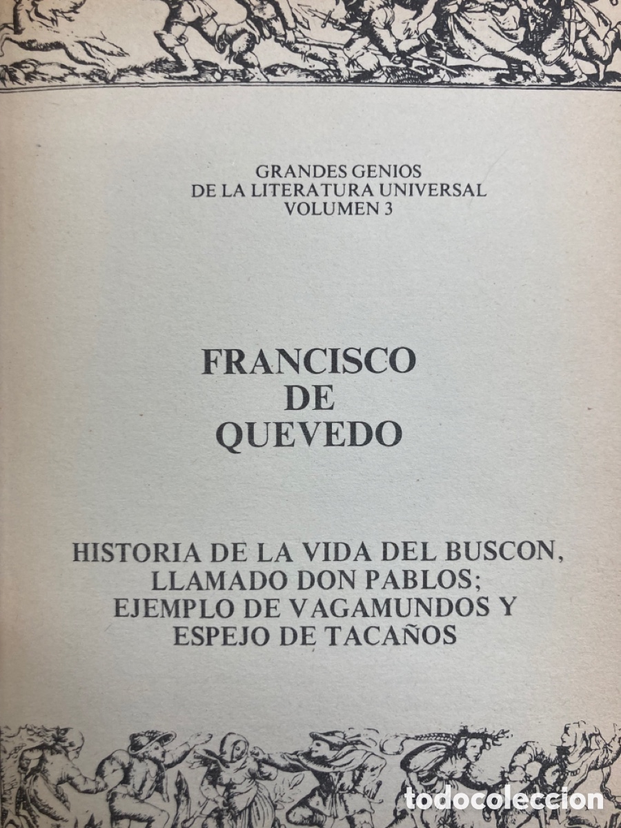 Libros de segunda mano: Libro Grandes genios de la literatura Francisco de Quevedo - Foto 4