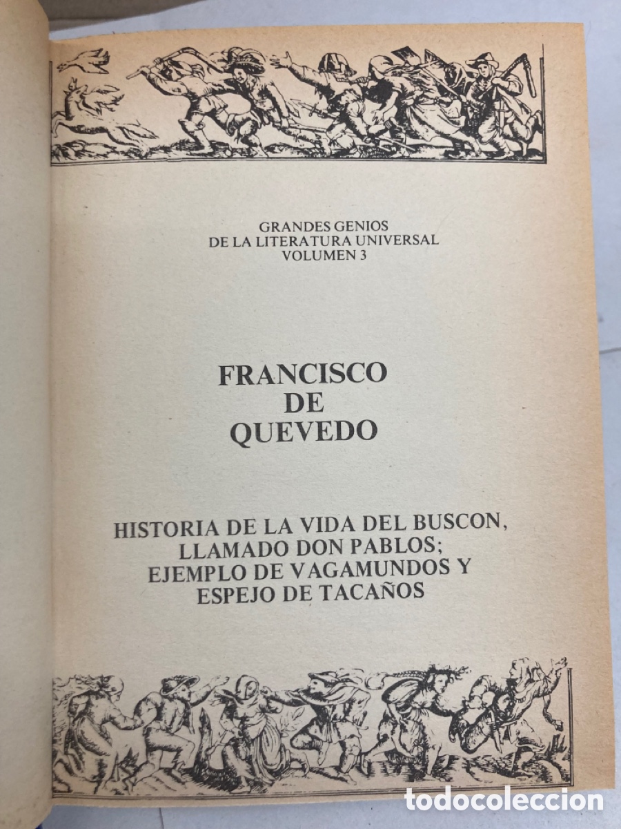Libros de segunda mano: Libro Grandes genios de la literatura Francisco de Quevedo - Foto 5