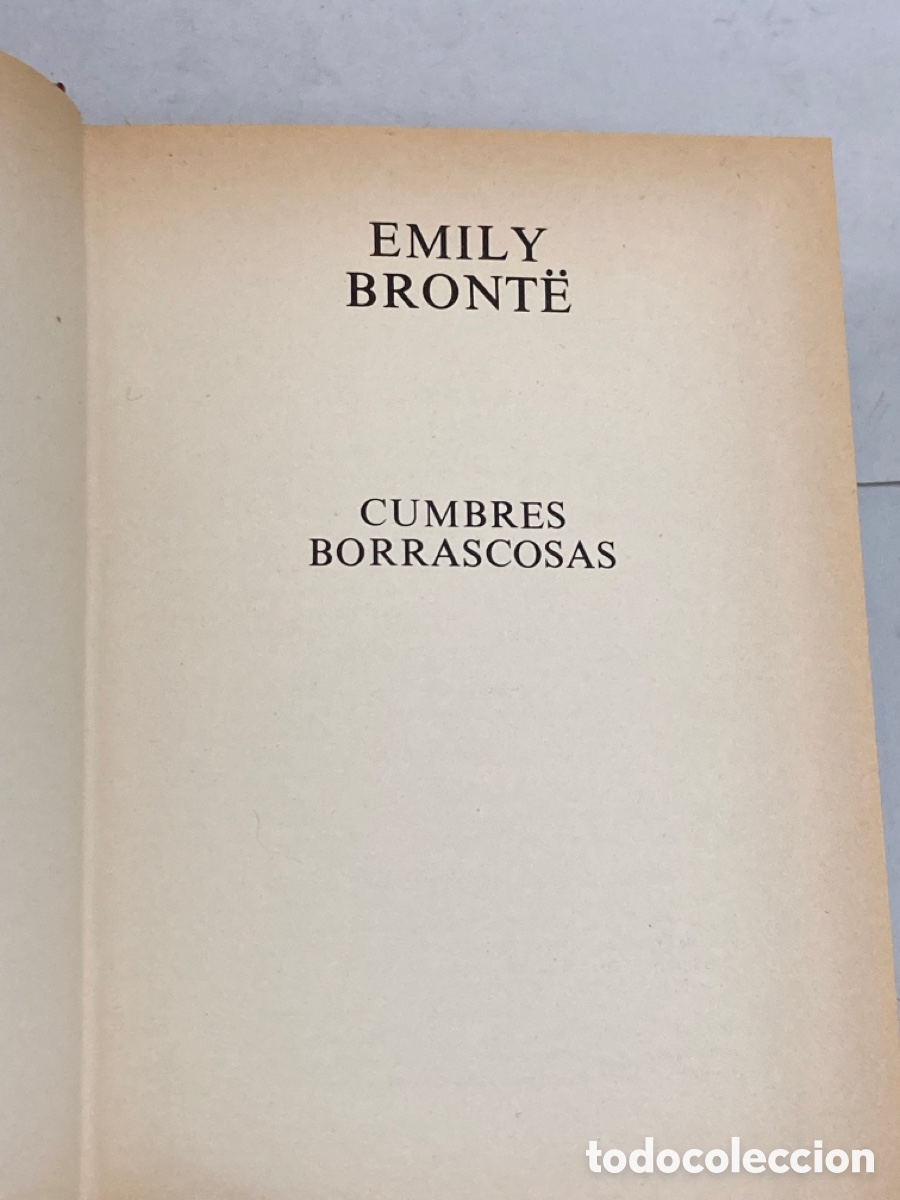 Libros de segunda mano: Libro Emily Bronte CUMBRES BORRASCOSAS - Foto 3