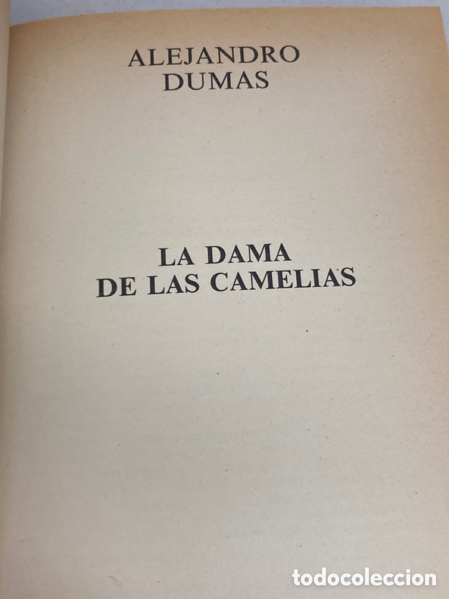 Libros de segunda mano: Libro La Dama de las Camelias Alejandro Dumas - Foto 4