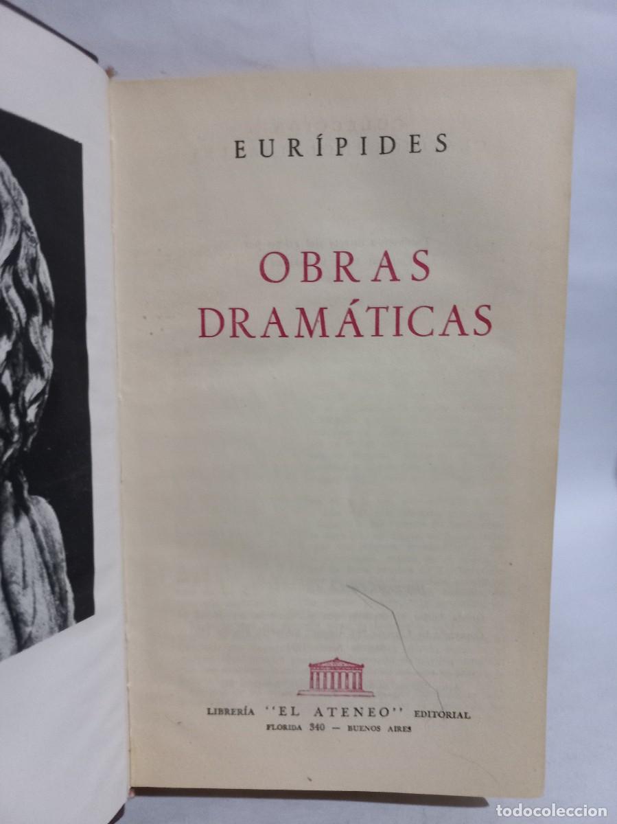 Libros de segunda mano: Eur&iacute;pides - Obras Dram&aacute;ticas - 1951 - Foto 3