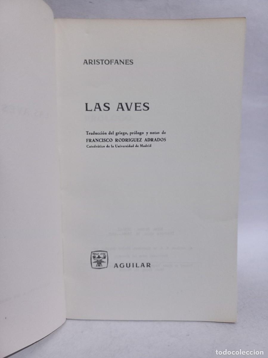 Libros de segunda mano: Arist&oacute;fanes - Las Aves - 1965 - Foto 2