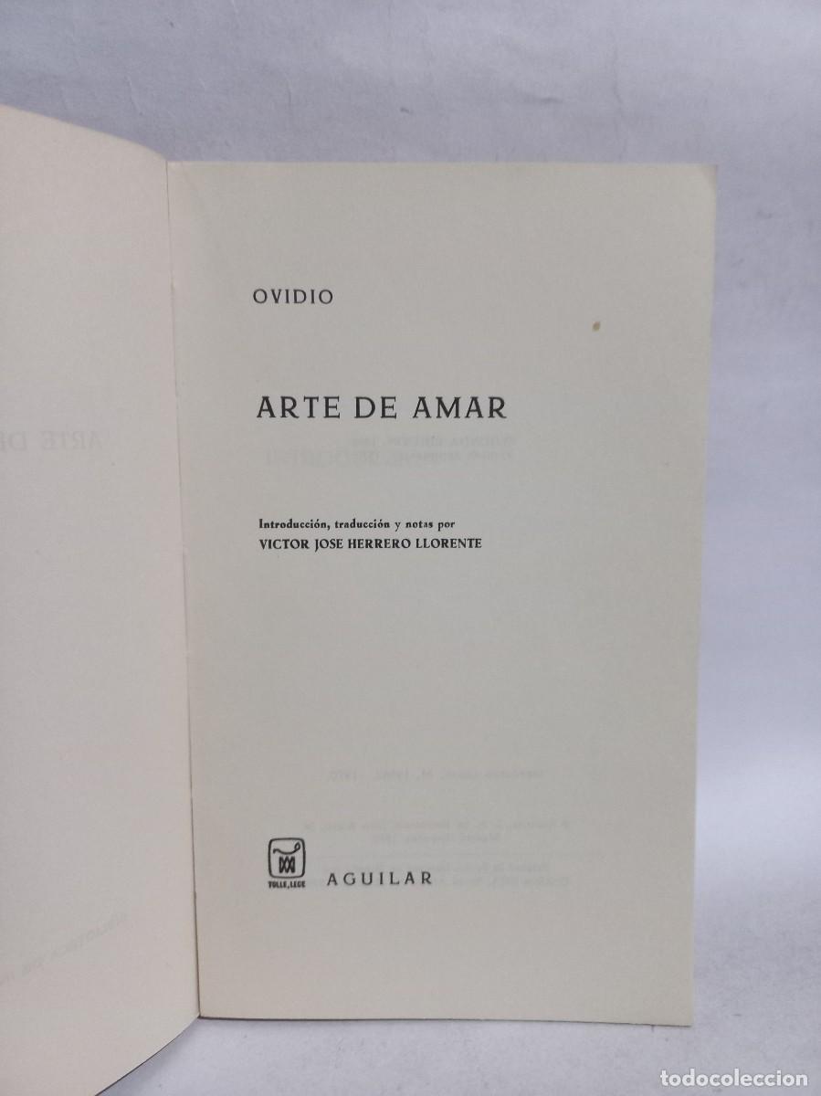 Libros de segunda mano: Ovidio - Arte de Amar - 1970 - Foto 2