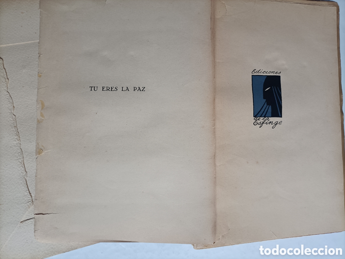 Libros de segunda mano: Tu eres la paz G.Martinez Sierra .Ilustraciones de Barradas Ediciones de las Esfinge - Foto 5