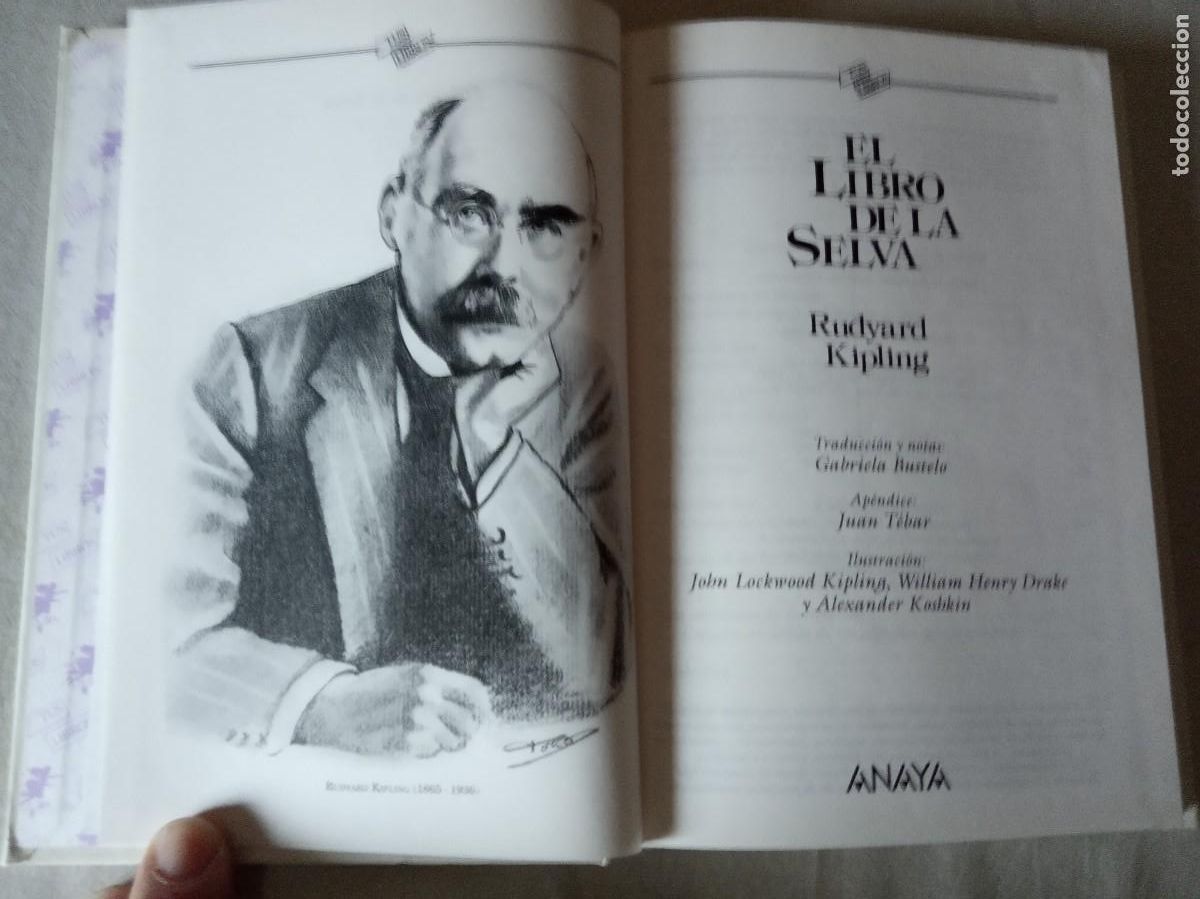 Libros de segunda mano: EL LIBRO DE LA SELVA.- RUDYARD KIPLING. - Foto 3