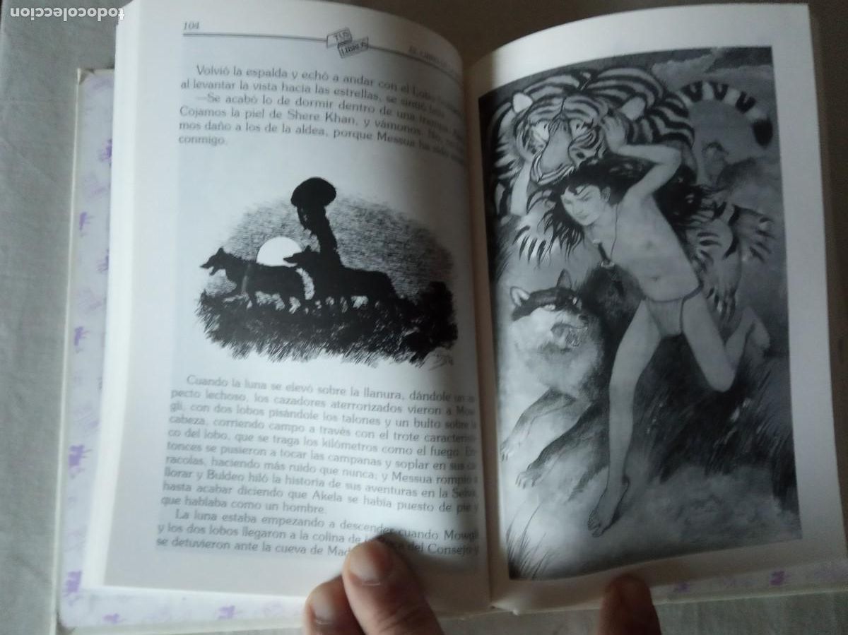 Libros de segunda mano: EL LIBRO DE LA SELVA.- RUDYARD KIPLING. - Foto 5